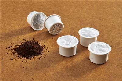 Coffee capsules made from compostable bioplastic are the most sustainable